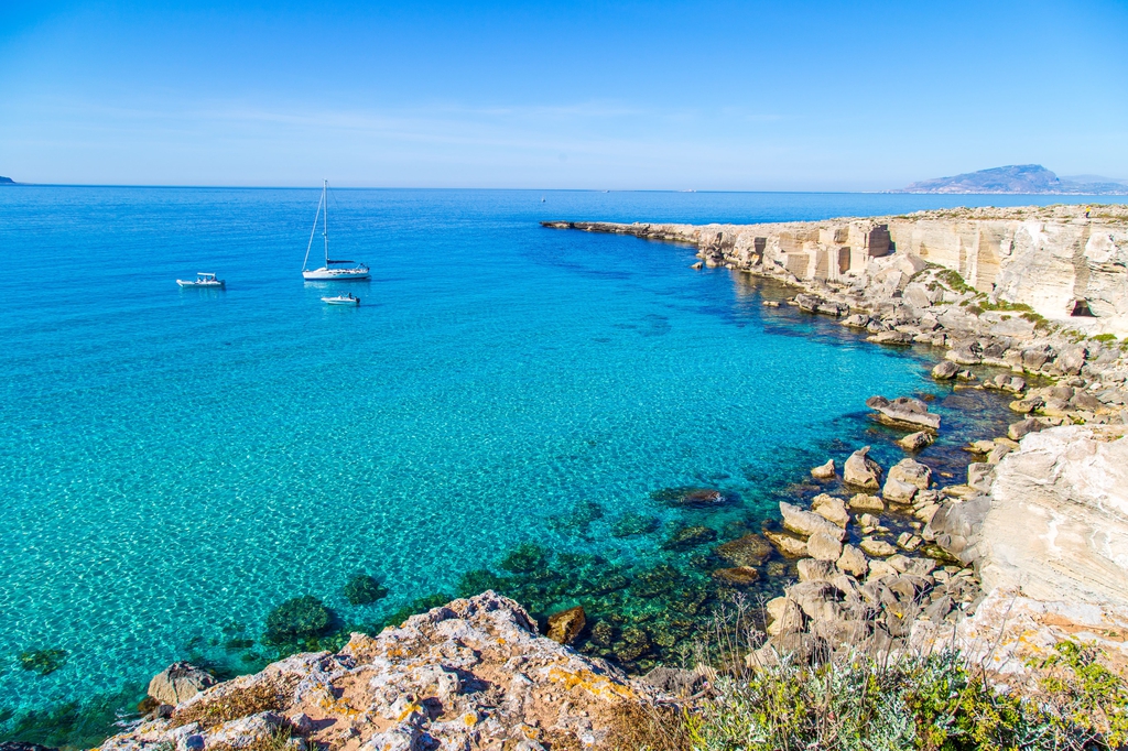 Spiagge Isola di Favignana - Favignana, (TP), Sicilia