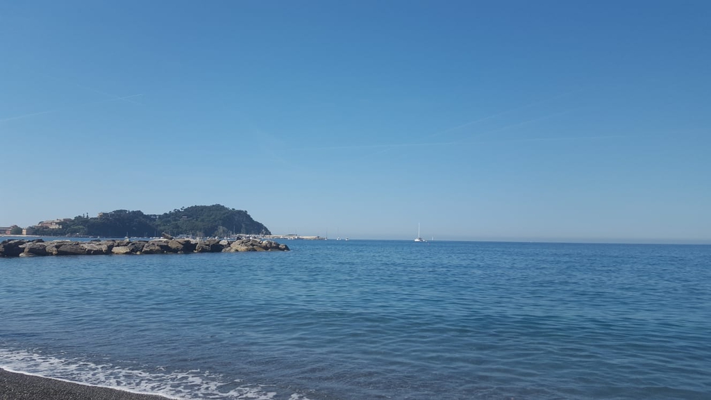 Spiaggia del Chiosco delle Ragazze - Sestri Levante, (Genova), Liguria
