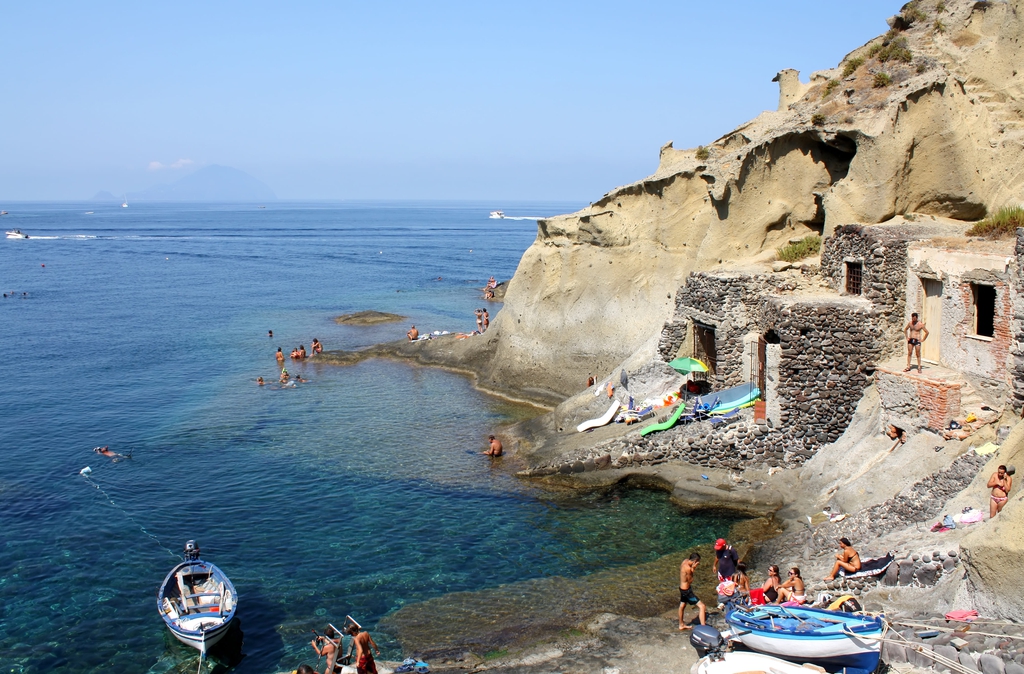 Spiaggia di Pollara - Malfa, (Messina), Sicilia